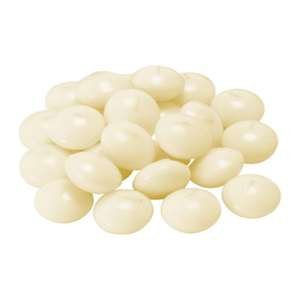 Floating White Wax Candles Wedding or Event Table decoration idea - 100 per pack - bulk buy